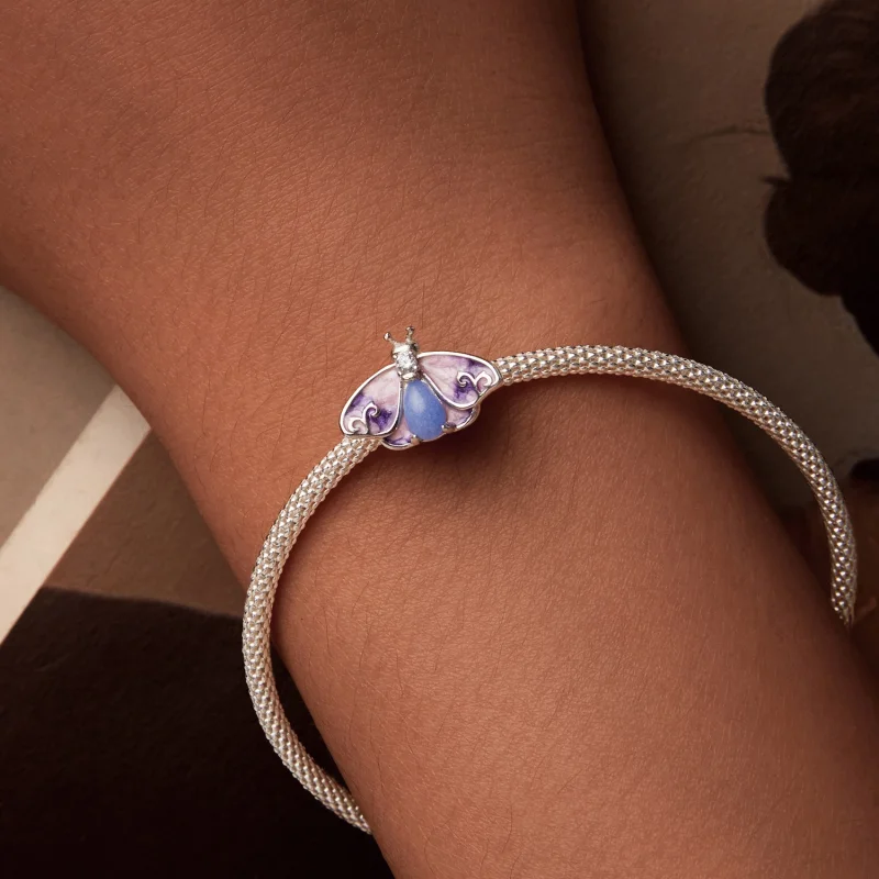 (imagem para) Contas de Borboleta com Gradiente Luminescente Estilo PANDORA - SCC2732 - Visualizar 3