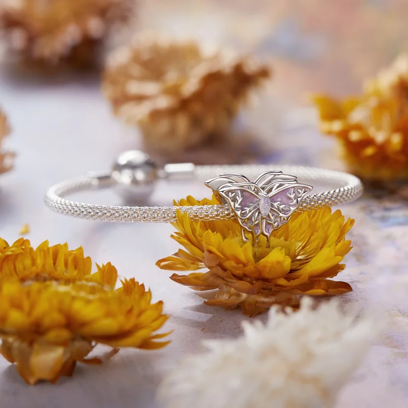 (imagem para) Contas de Borboleta Monet Estilo PANDORA - BSC988 - Visualizar 5