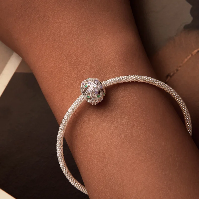 (imagem para) Contas de Flor em Videira Estilo PANDORA - SCC2741 - Visualizar 7