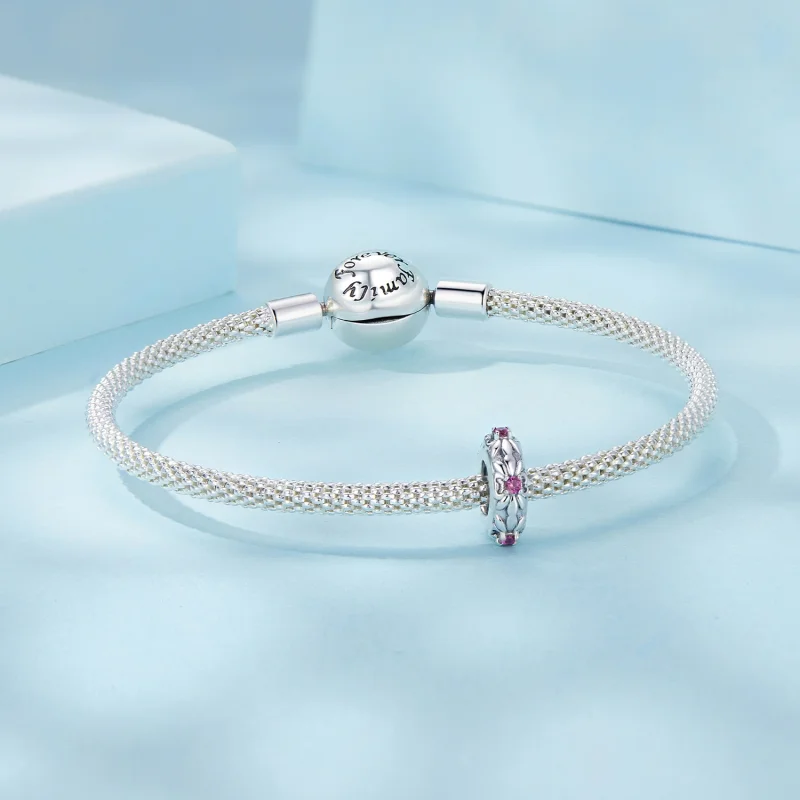 (imagem para) Contas Espaçadoras de Silicone Retrô Íris no Estilo PANDORA - SCC2756 - Visualizar 5