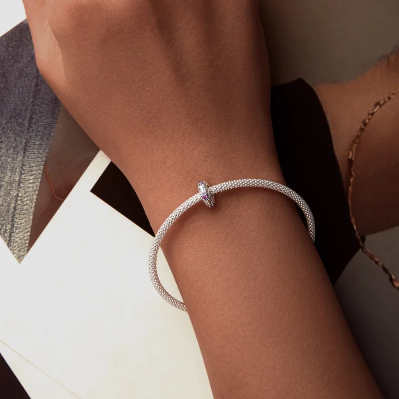 (imagem para) Contas Espaçadoras de Silicone Retrô Íris no Estilo PANDORA - SCC2756 - Visualizar 6