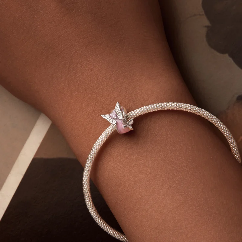 (imagem para) Contas Espaciadoras de Silicone Borboleta Monet Estilo PANDORA - BSC991 - Visualizar 6