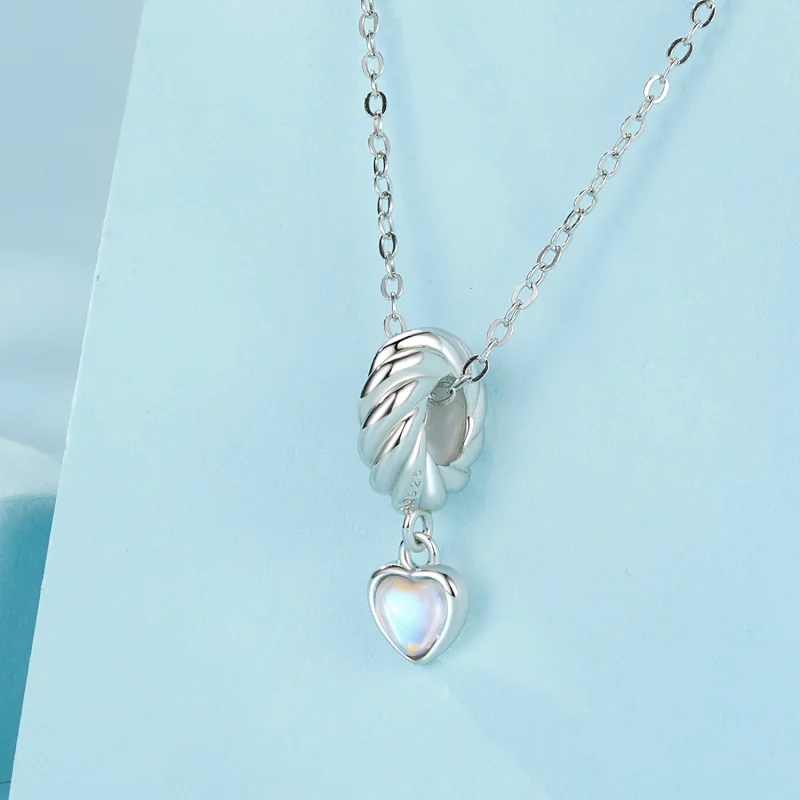 (imagem para) Espaçador de Silicone Coração Inteligente Estilo PANDORA com Pingente - SCC2755 - Visualizar 3