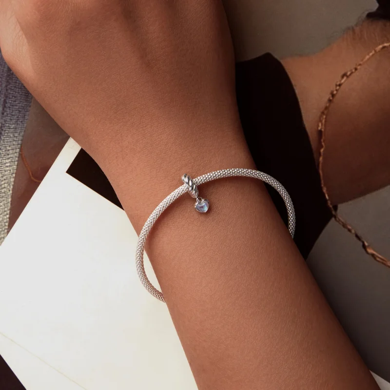 (imagem para) Espaçador de Silicone Coração Inteligente Estilo PANDORA com Pingente - SCC2755 - Visualizar 6