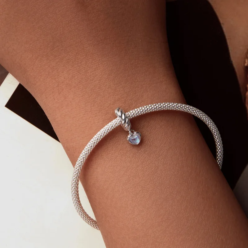 (imagem para) Espaçador de Silicone Coração Inteligente Estilo PANDORA com Pingente - SCC2755 - Visualizar 7