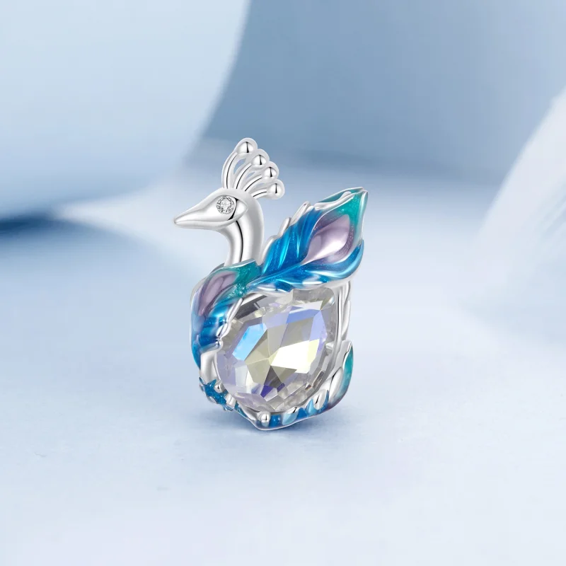 (imagem para) Miçangas de Pavão Estilo PANDORA - BSC979 - Visualizar 2