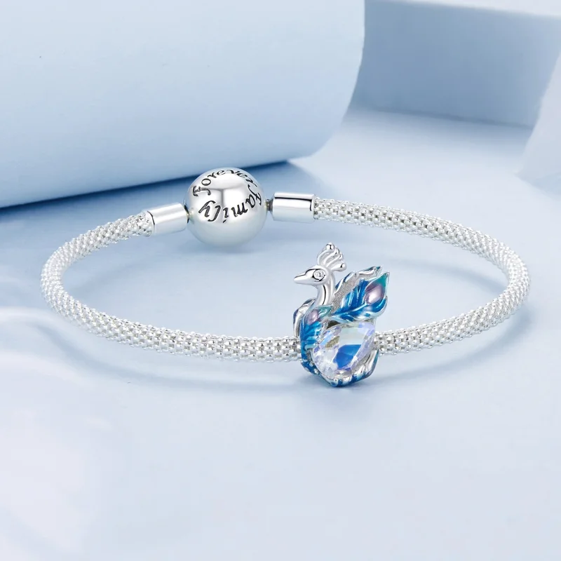 (imagem para) Miçangas de Pavão Estilo PANDORA - BSC979 - Visualizar 5