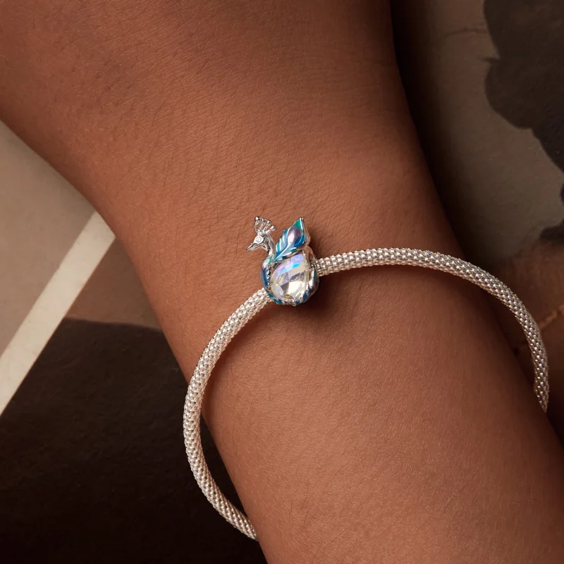 (imagem para) Miçangas de Pavão Estilo PANDORA - BSC979 - Visualizar 7