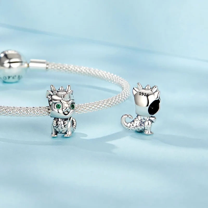 (imagem para) Miçangas de Pequeno Dragão Estilo PANDORA - SCC2720 - Visualizar 4