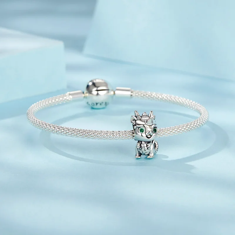 (imagem para) Miçangas de Pequeno Dragão Estilo PANDORA - SCC2720 - Visualizar 5