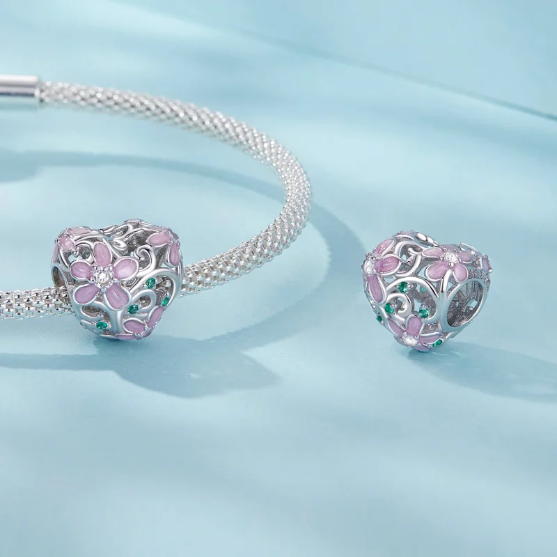 (imagem para) Miçangas de Videira Floral Estilo PANDORA - SCC2739 - Visualizar 4