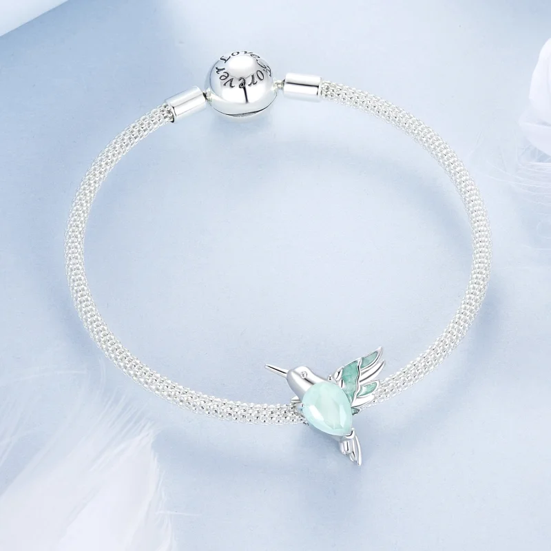 (imagem para) Miçangas Estilo PANDORA Beija-Flor - BSC981 - Visualizar 5