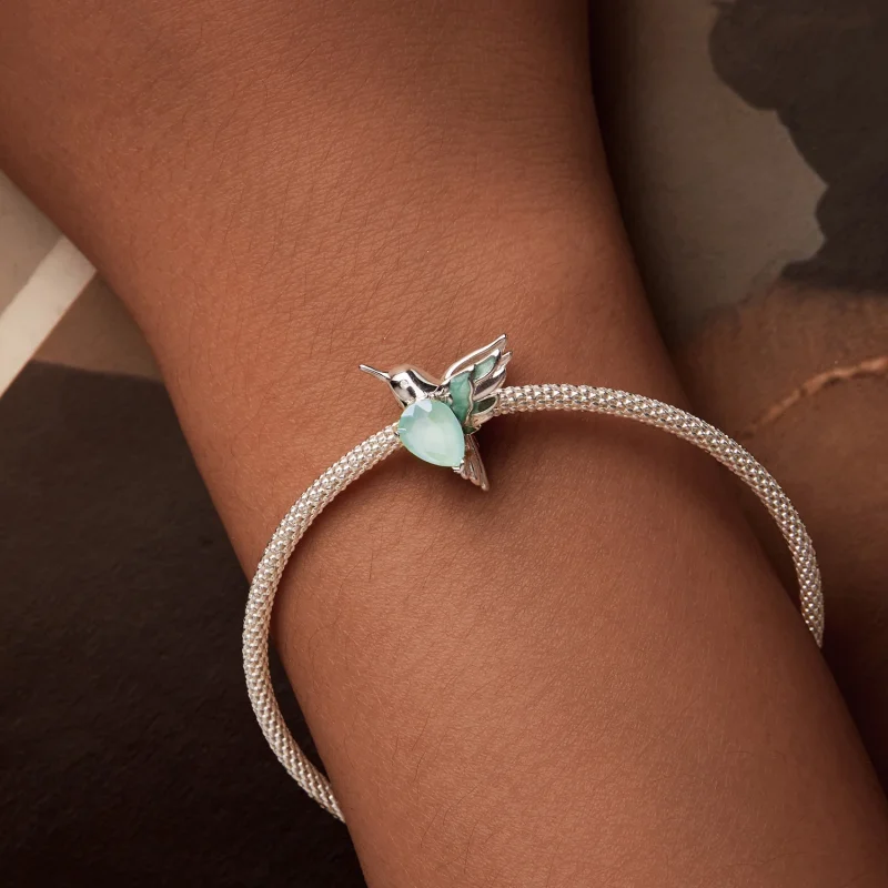 (imagem para) Miçangas Estilo PANDORA Beija-Flor - BSC981 - Visualizar 7