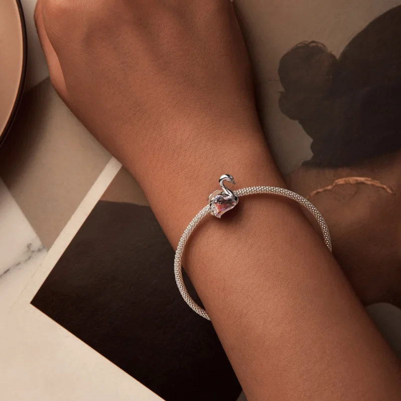 (imagem para) Miçangas Estilo PANDORA Cisne - BSC980 - Visualizar 6