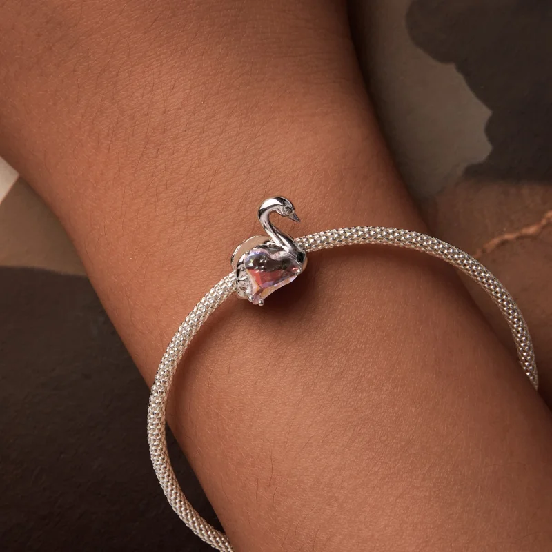 (imagem para) Miçangas Estilo PANDORA Cisne - BSC980 - Visualizar 7