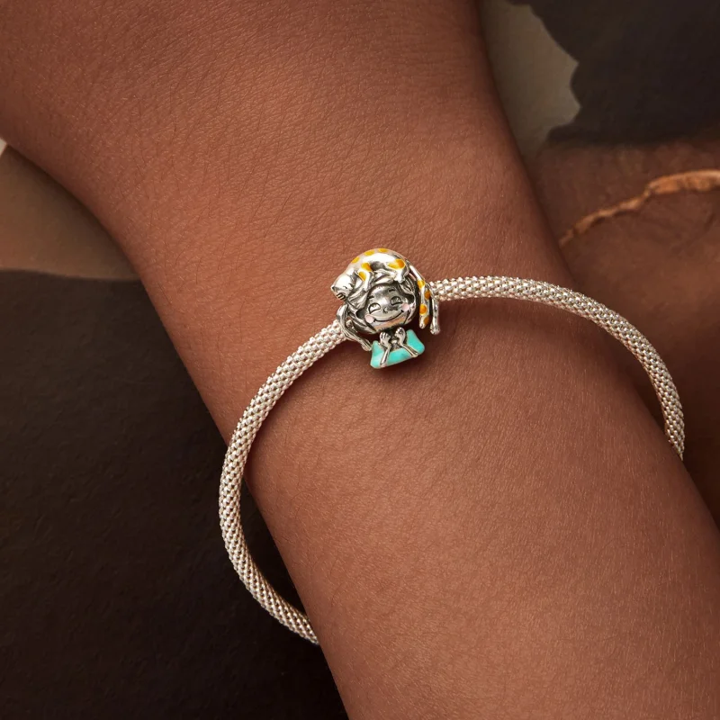 (imagem para) Miçangas Estilo PANDORA Garota Gato - SCC2719 - Visualizar 7