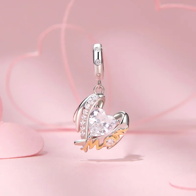 (imagem para) PANDORA Style Dia das Mães Pingente Asas do Amor - BSC1001 - Visualizar 2