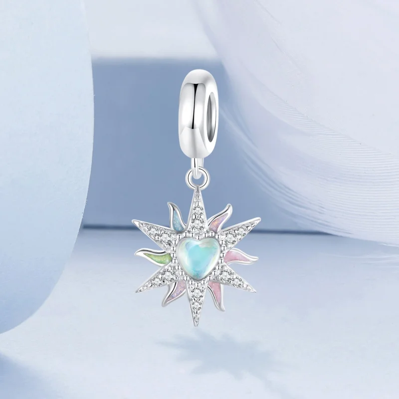 (imagem para) PANDORA Style Pingente Sol Colorido Oscilante - BSC976 - Visualizar 2