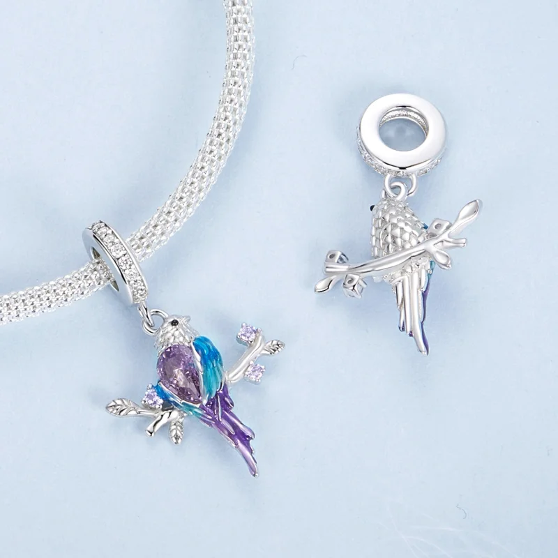 (imagem para) Pingente Estilo PANDORA Martim-Pescador - BSC985 - Visualizar 4
