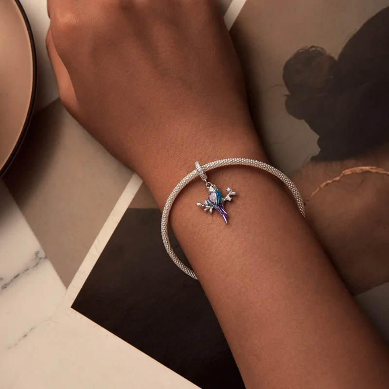 (imagem para) Pingente Estilo PANDORA Martim-Pescador - BSC985 - Visualizar 5