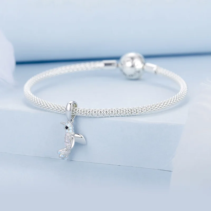 (imagem para) Pingente PANDORA Style Pássaro Totalmente Incrustado - BSC993 - Visualizar 3