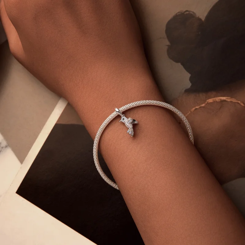 (imagem para) Pingente PANDORA Style Pássaro Totalmente Incrustado - BSC993 - Visualizar 5