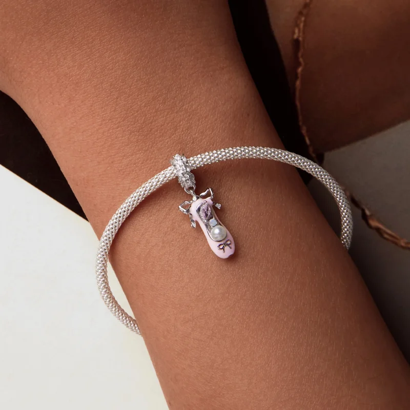 (imagem para) Pingente Sapatilha de Balé Estilo PANDORA - SCC2761 - Visualizar 6