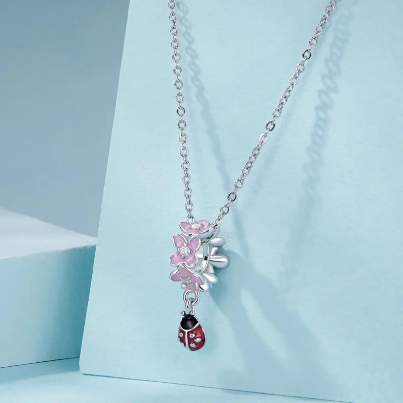 (imagem para) Pingente Separador Joaninha com Flor Estilo PANDORA - SCC2740 - Visualizar 5