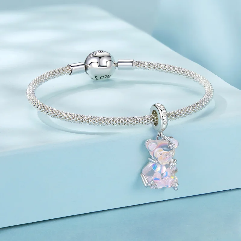 (imagem para) Pingente Urso de Fantasia Estilo PANDORA - SCC2754 - Visualizar 3