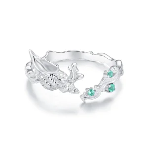 (imagem para) Anel Aberto de Concha Estilo PANDORA - BSR554-E