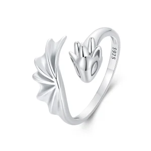 (imagem para) Anel Dragão Aberto Estilo PANDORA - SCR1017-E