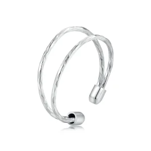 Anel Duplo Aberto Simples Estilo PANDORA - SCR1026-E (imagem para) Anel Duplo Aberto Simples Estilo PANDORA - SCR1026-E