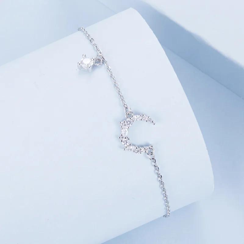 (imagem para) Bracelete Luz do Luar Estilo PANDORA - BSB174 - Visualizar 2