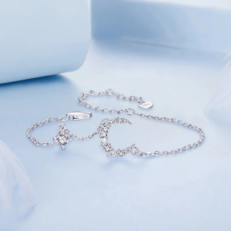 (imagem para) Bracelete Luz do Luar Estilo PANDORA - BSB174 - Visualizar 3