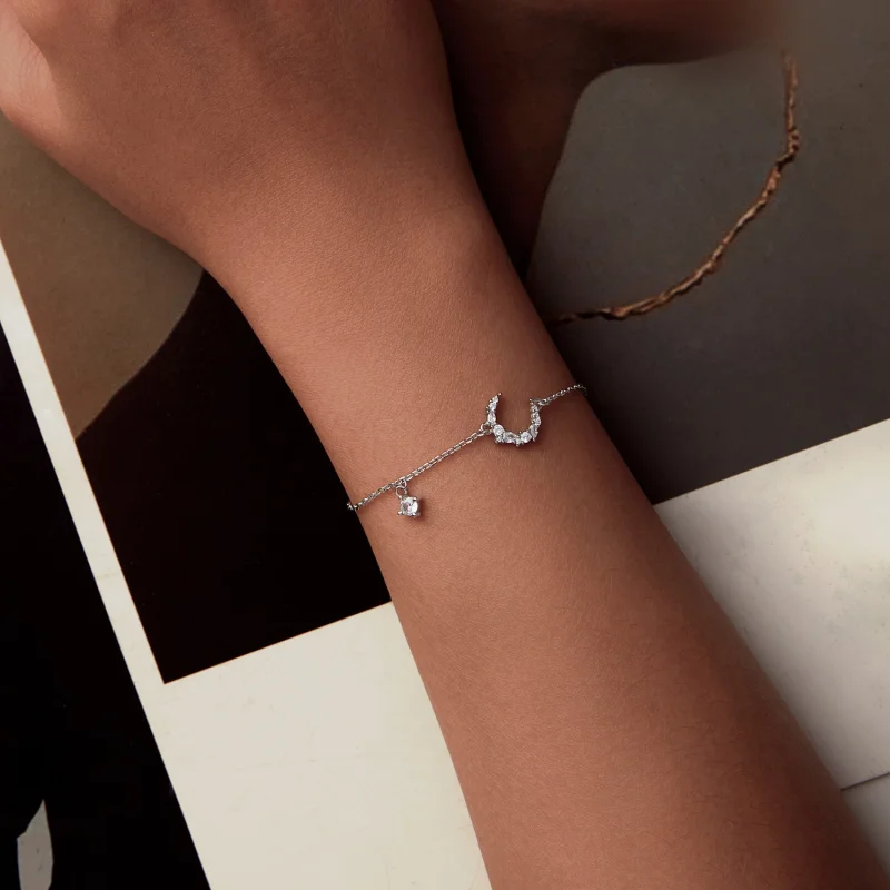 (imagem para) Bracelete Luz do Luar Estilo PANDORA - BSB174 - Visualizar 4