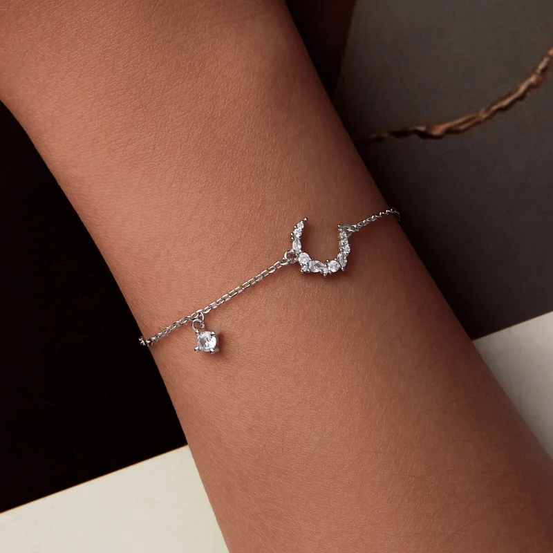 (imagem para) Bracelete Luz do Luar Estilo PANDORA - BSB174 - Visualizar 8