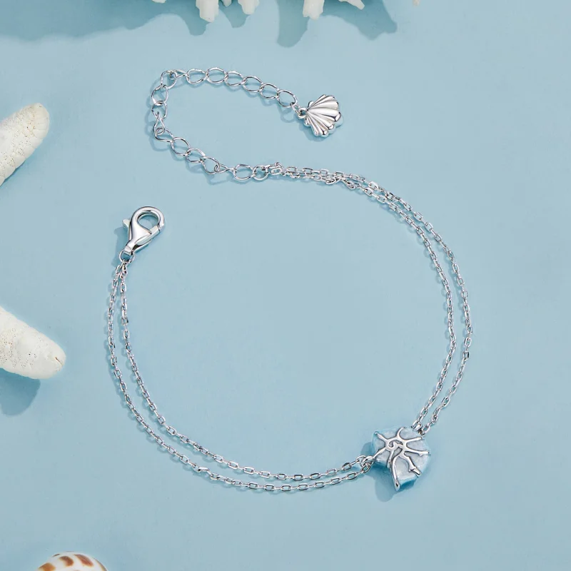 (imagem para) Bracelete PANDORA Estilo Concha Azul - BSB176 - Visualizar 4