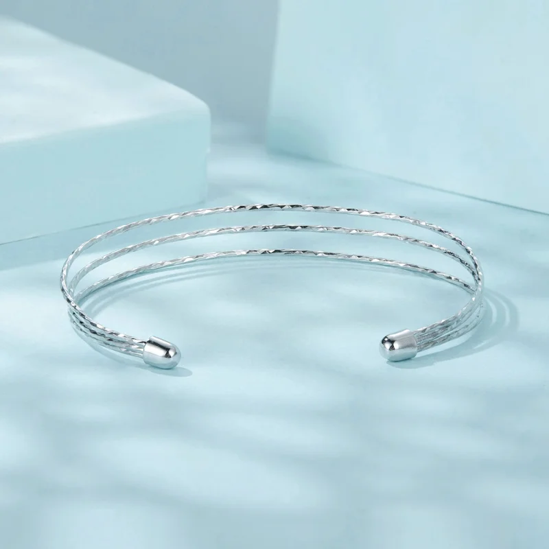 (imagem para) Bracelete Simples de Múltiplas Camadas Estilo PANDORA - SCB273 - Visualizar 6