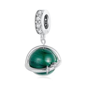 (imagem para) Brinco PANDORA Style Natural Malachite - SCC2804