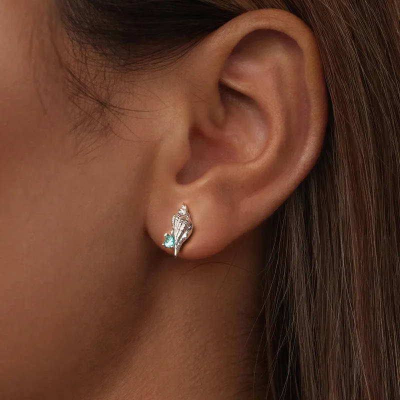 (imagem para) Brincos Concha Estilo PANDORA - BSE1010 - Visualizar 6
