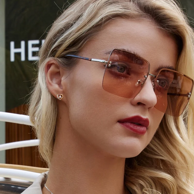 (imagem para) Brincos Coração Two-tone Estilo PANDORA - BSE1027 - Visualizar 8