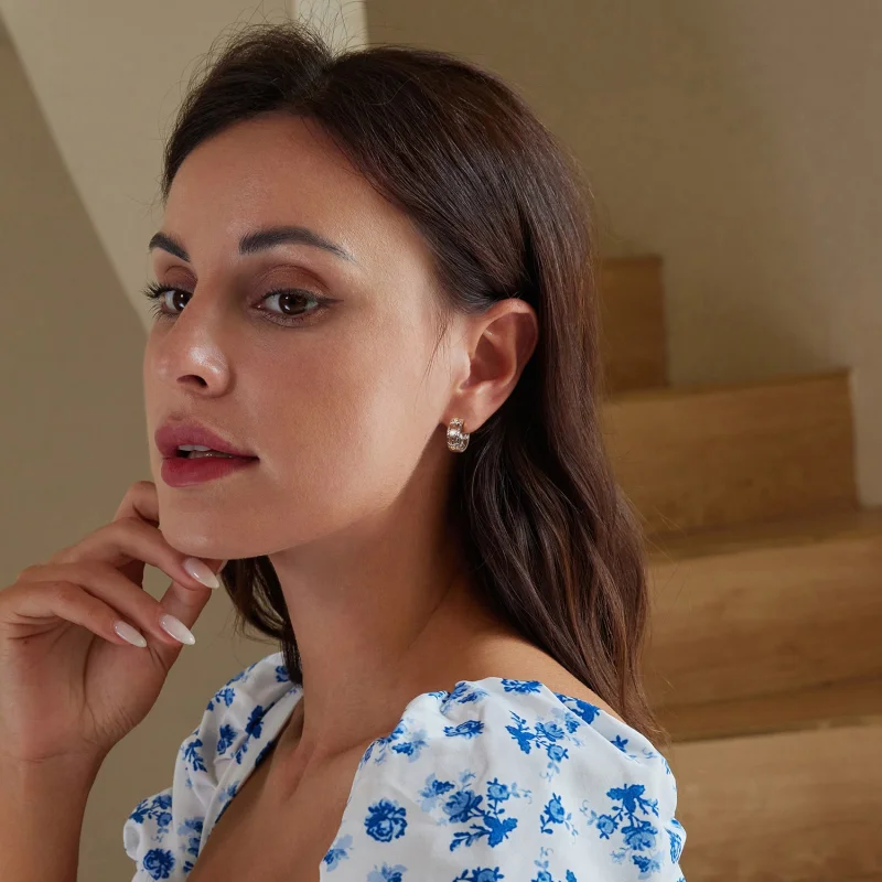 (imagem para) Brincos Sol Estilo PANDORA - BSE1007 - Visualizar 8