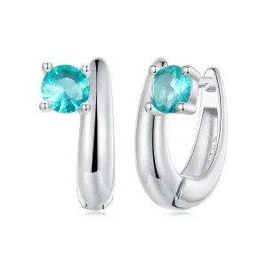 (imagem para) Brincos Verde Estilo PANDORA - BSE1030