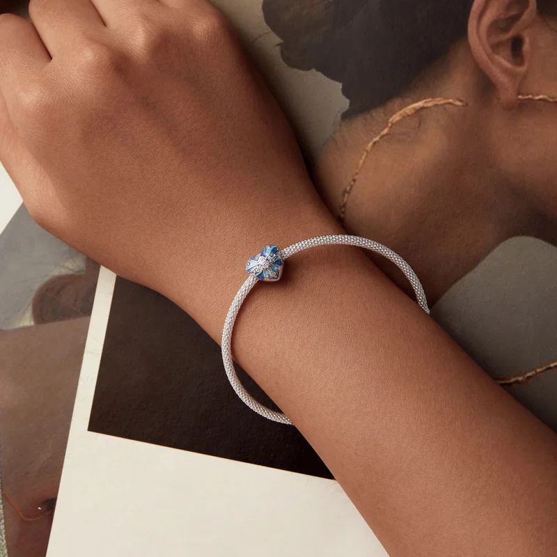 (imagem para) Charm Cruz em Formato de Coração Estilo PANDORA - BSC1024 - Visualizar 6