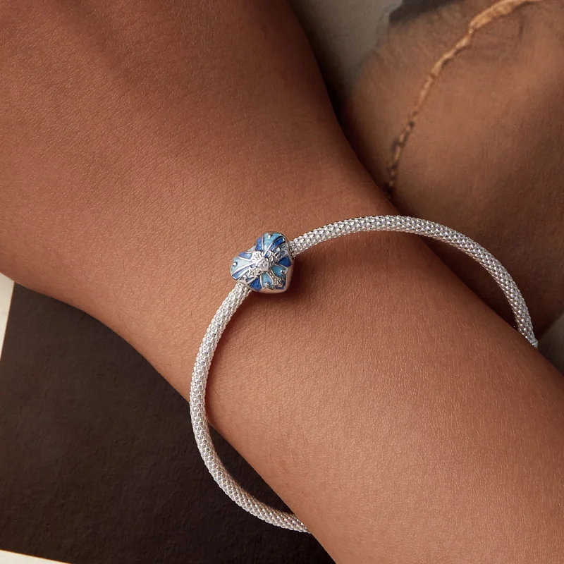 (imagem para) Charm Cruz em Formato de Coração Estilo PANDORA - BSC1024 - Visualizar 7