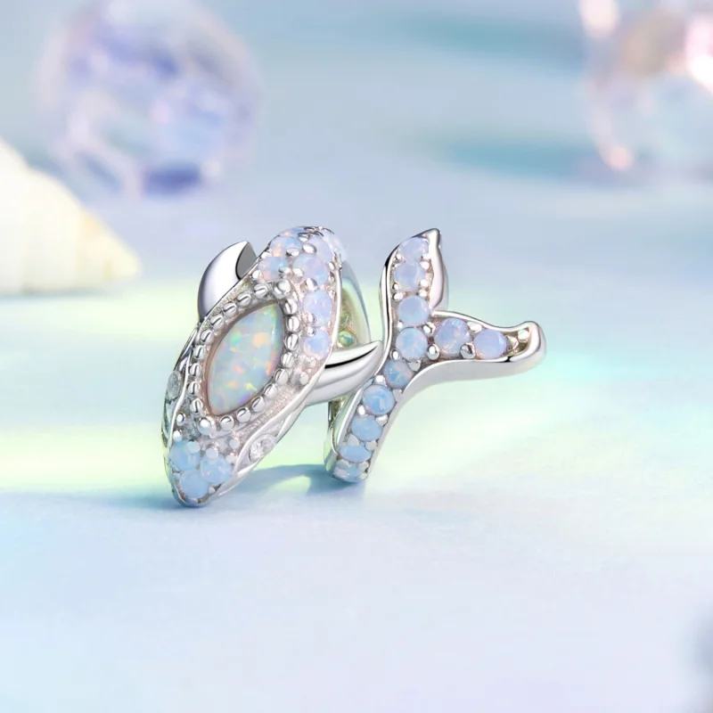 (imagem para) Charm de Baleia Azul Estilo PANDORA - BSC1015 - Visualizar 2