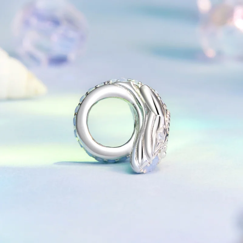 (imagem para) Charm de Baleia Azul Estilo PANDORA - BSC1015 - Visualizar 3