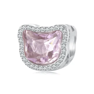 (imagem para) Charm de Gato Rosa Estilo PANDORA - BSC1020