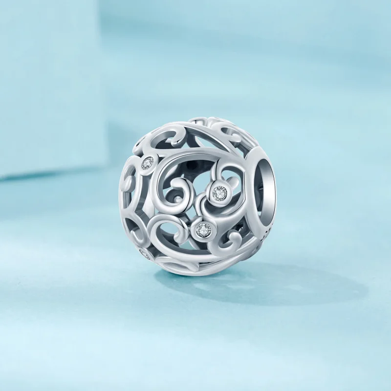 (imagem para) Charm de grama crespa estilo PANDORA - SCC2785 - Visualizar 2