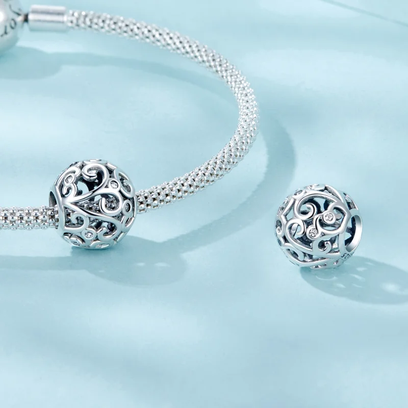 (imagem para) Charm de grama crespa estilo PANDORA - SCC2785 - Visualizar 4